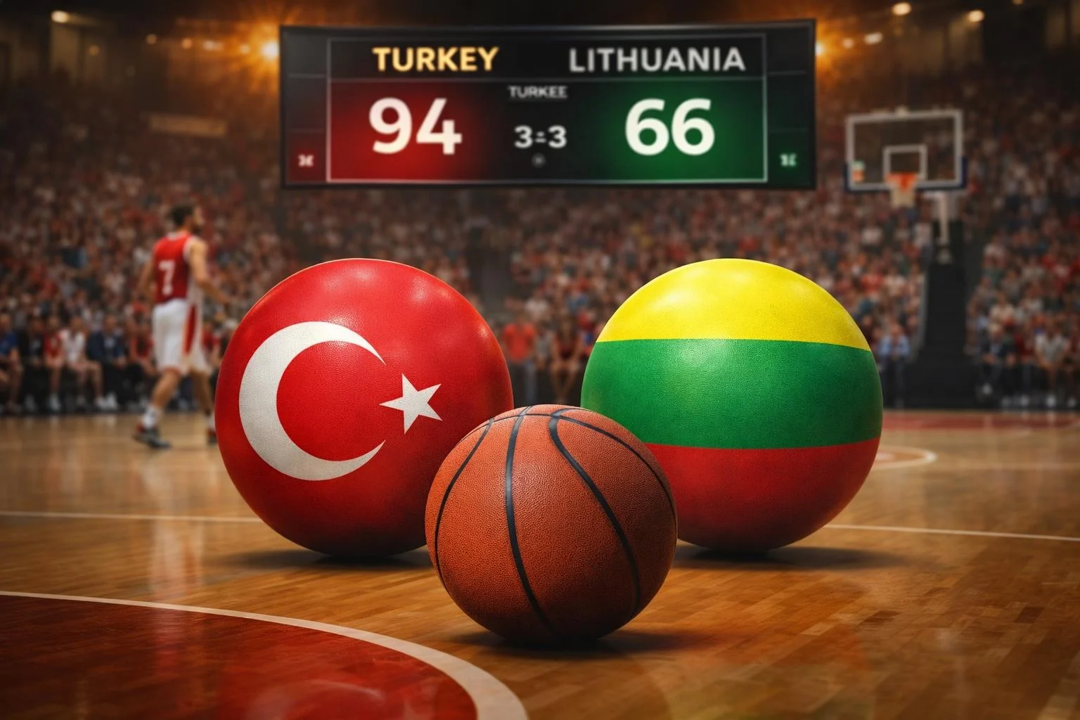 12 Dev Adam Litvanya’yı ezip geçti.