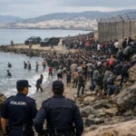 Ceuta’ya 60 bin kişinin geçişi kriz yarattı.