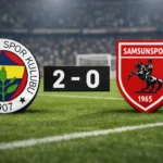 Fenerbahçe, Samsun’dan üç puanla döndü.