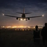Gece uçuşları çevre sakinlerini isyan ettirdi.