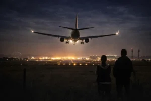 Gece uçuşları çevre sakinlerini isyan ettirdi.