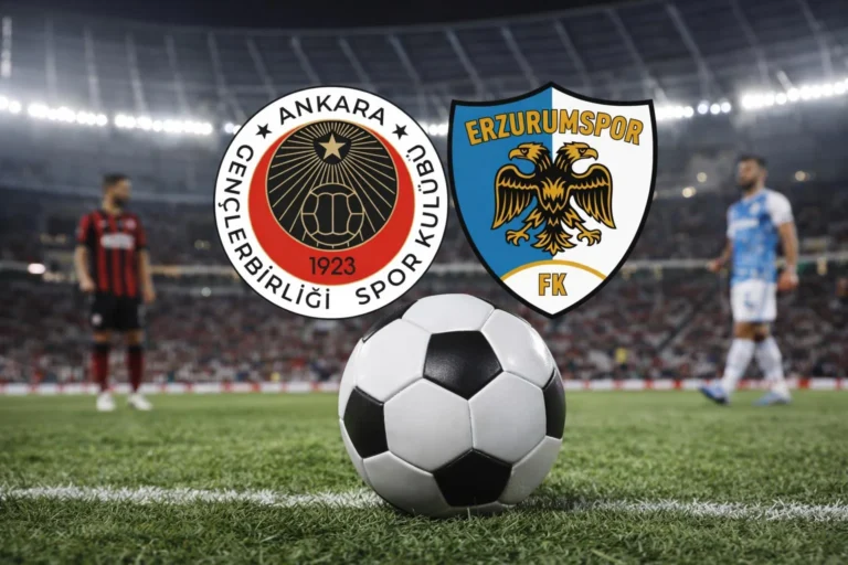 Gençlerbirliği’nin serisini Erzurumspor durdurdu.