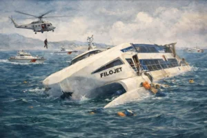 Girne açıklarında feribot faciası: 8 ölü