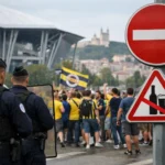 Lyon’da Fenerbahçe taraftarına bölge ve saat kısıtlaması.