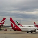 Qantas uçağı teknik arıza nedeniyle geri döndü.