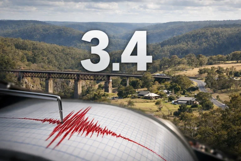 Sydney’in güneybatısında 3,4 büyüklüğünde deprem.