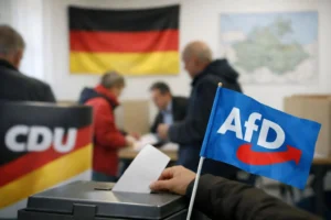 AfD Mecklenburg-Vorpommern seçiminden birinci çıktı.