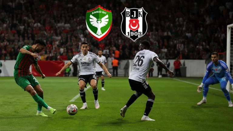 Amedspor Beşiktaş’ı yenerek liderliğe yükseldi