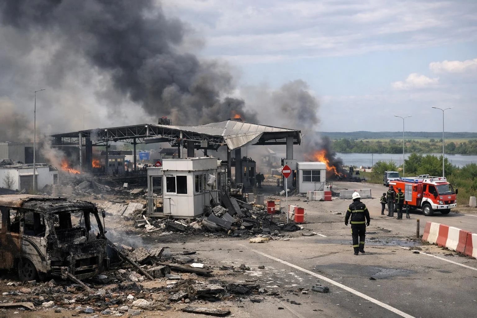 Rus dronları Ukrayna-Moldova sınır kapısını vurdu: İki ölü.