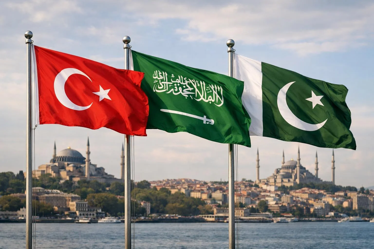 Türkiye, Suudi Arabistan ve Pakistan’dan ortak savunma sekreterliği.