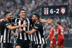 Vlahovic hat-trick yaptı, Beşiktaş Çorum FK’ye gol yağdırdı.
