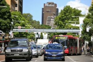 Sydney şehir trafiği, 2011 arşiv fotoğrafı. Alex Proimos, Wikimedia Commons, CC BY 2.0.