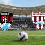 Bandırmaspor Vanspor deplasmanında 2-0 kazandı.