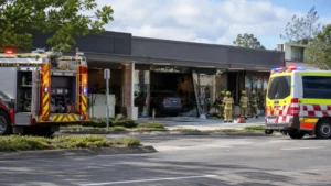 Canberra’da işyerine giren otomobil beş kişiyi yaraladı