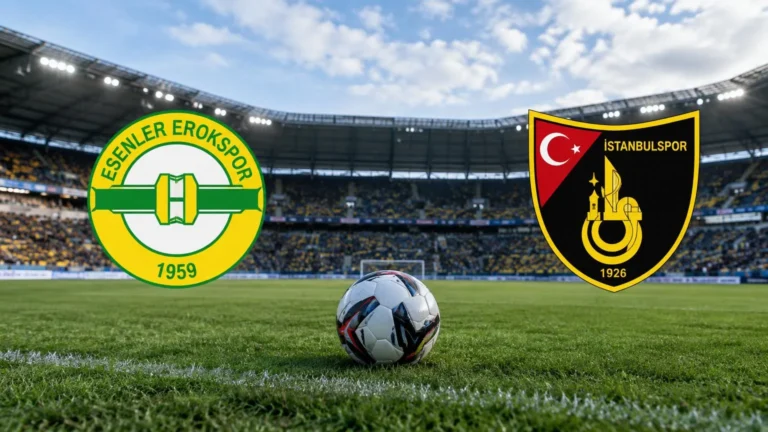 Esenler Erokspor İstanbulspor’u tek golle geçti.