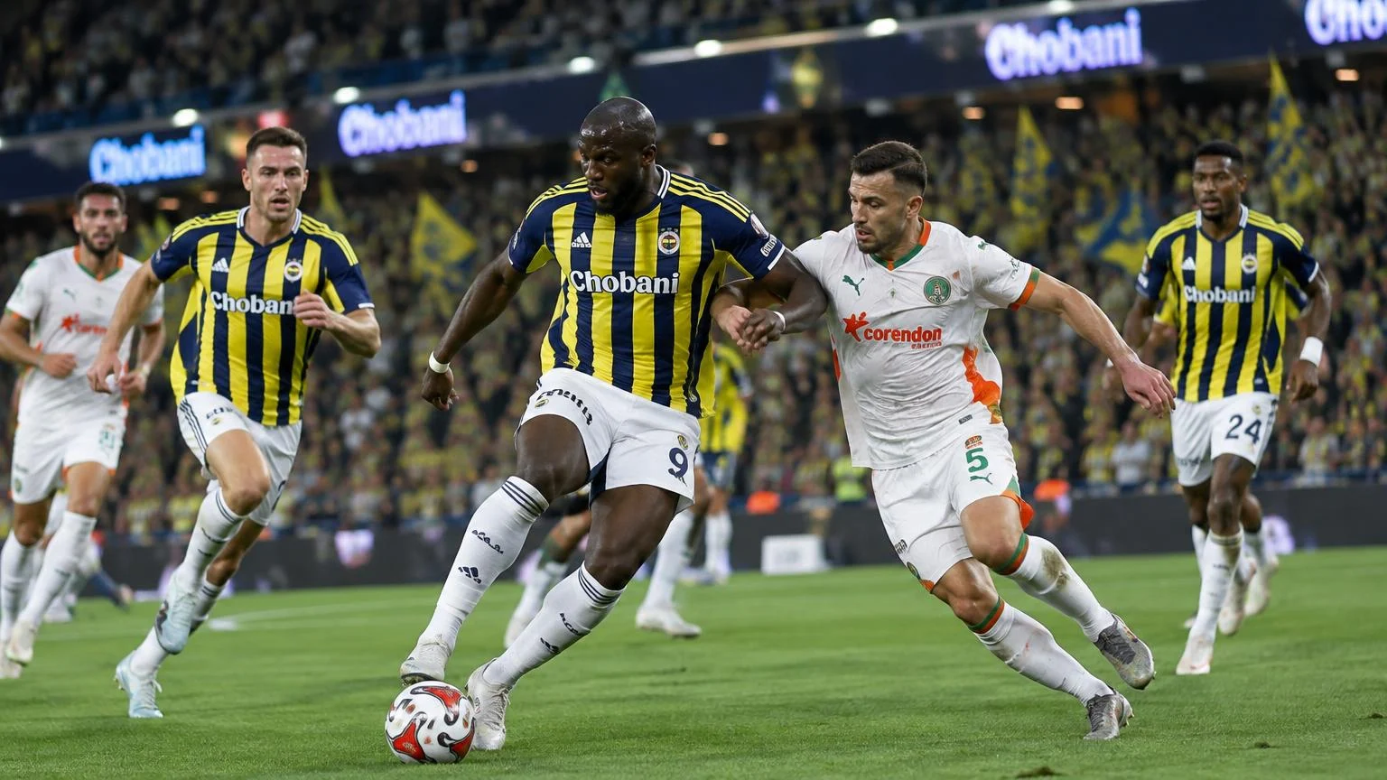 Fenerbahçe Alanyaspor'u Üç Golle Mağlup Etti.