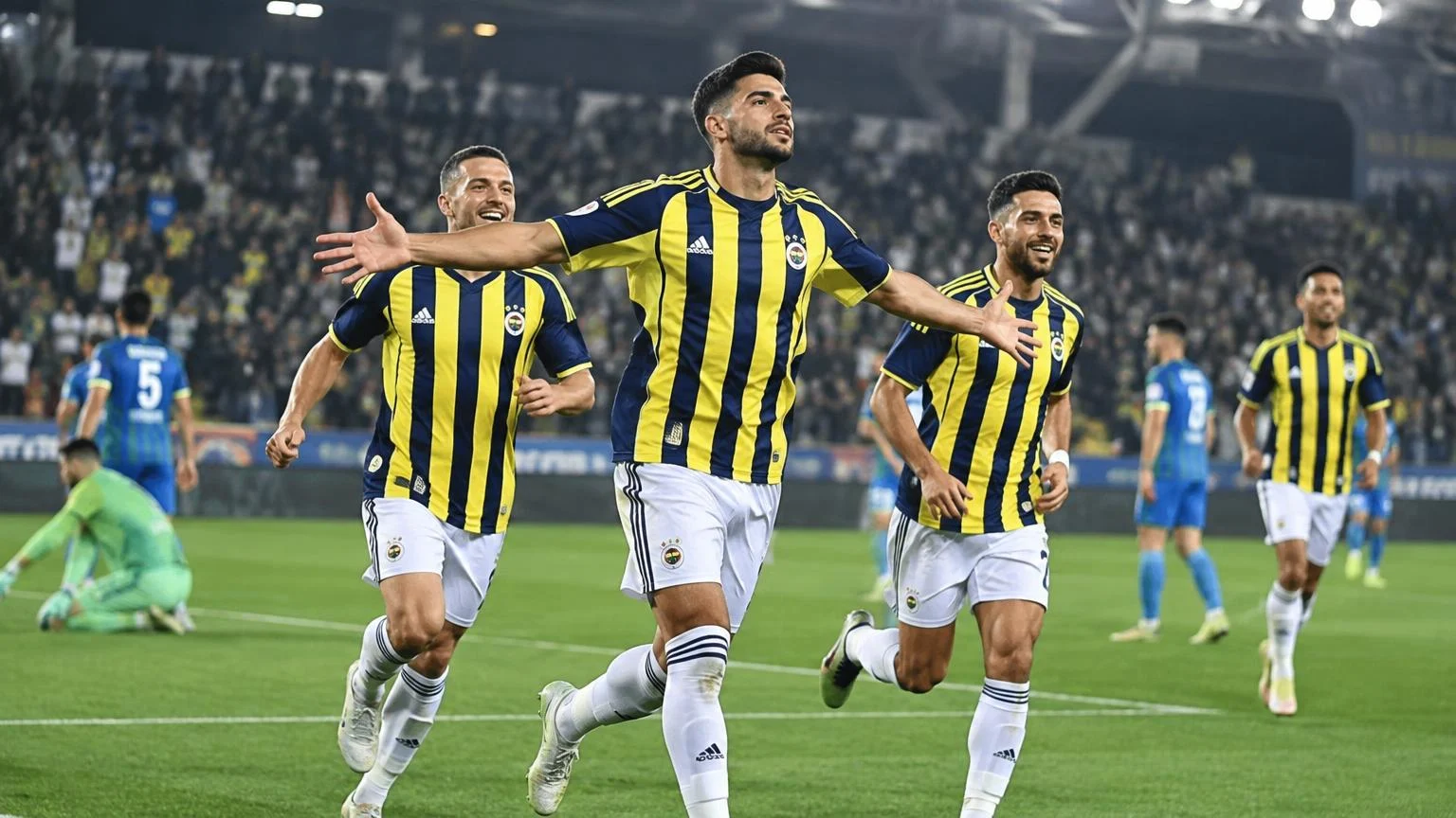 Fenerbahçe Rize deplasmanında üç golle kazandı.