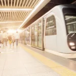 Temsili görüntü: Sydney metrosunda trene yönelen yolcular.