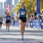 Izzi Batt-Doyle Avustralya kadınlar maraton rekorunu kırdı.