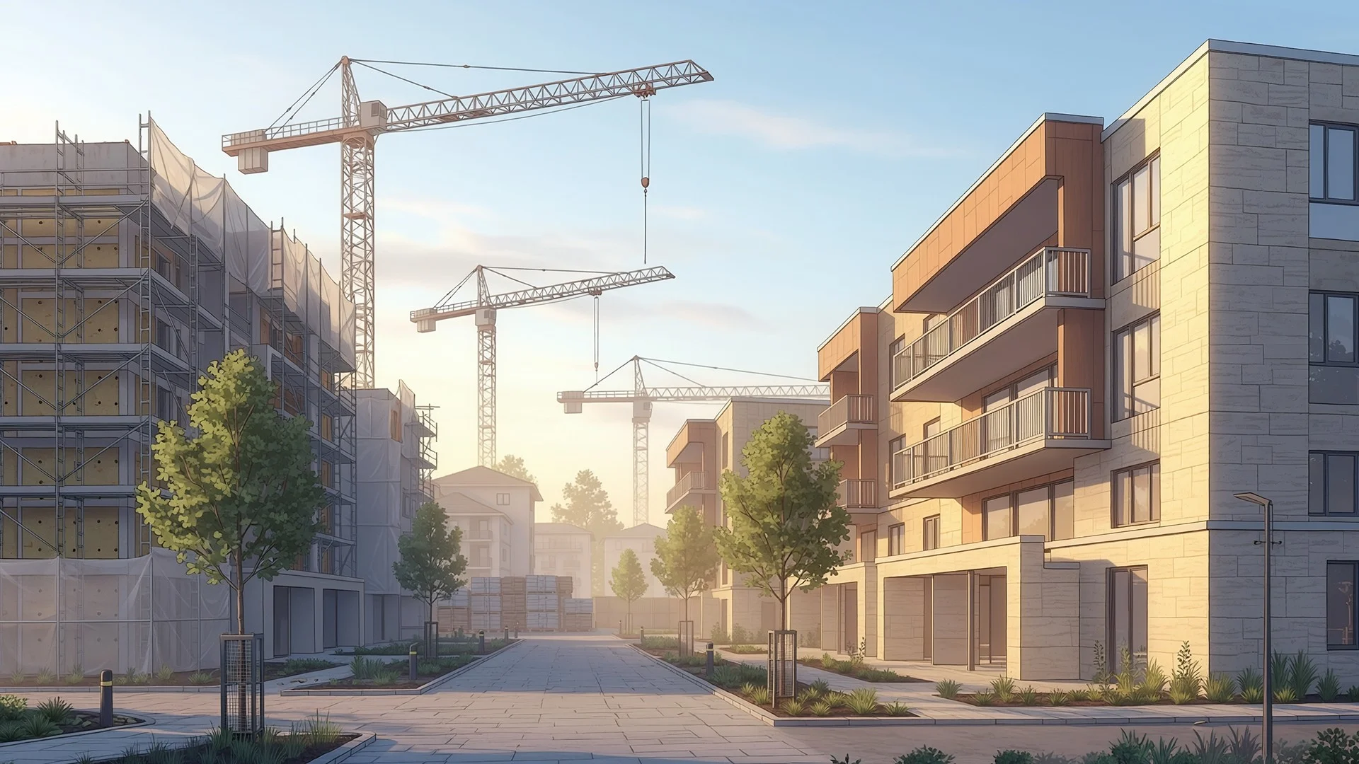 TEMSİLİ — NSW konut projeleri için inşaat ve apartmanlar.