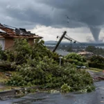 NSW kıyısında tornado ev ve hatlara zarar verdi.