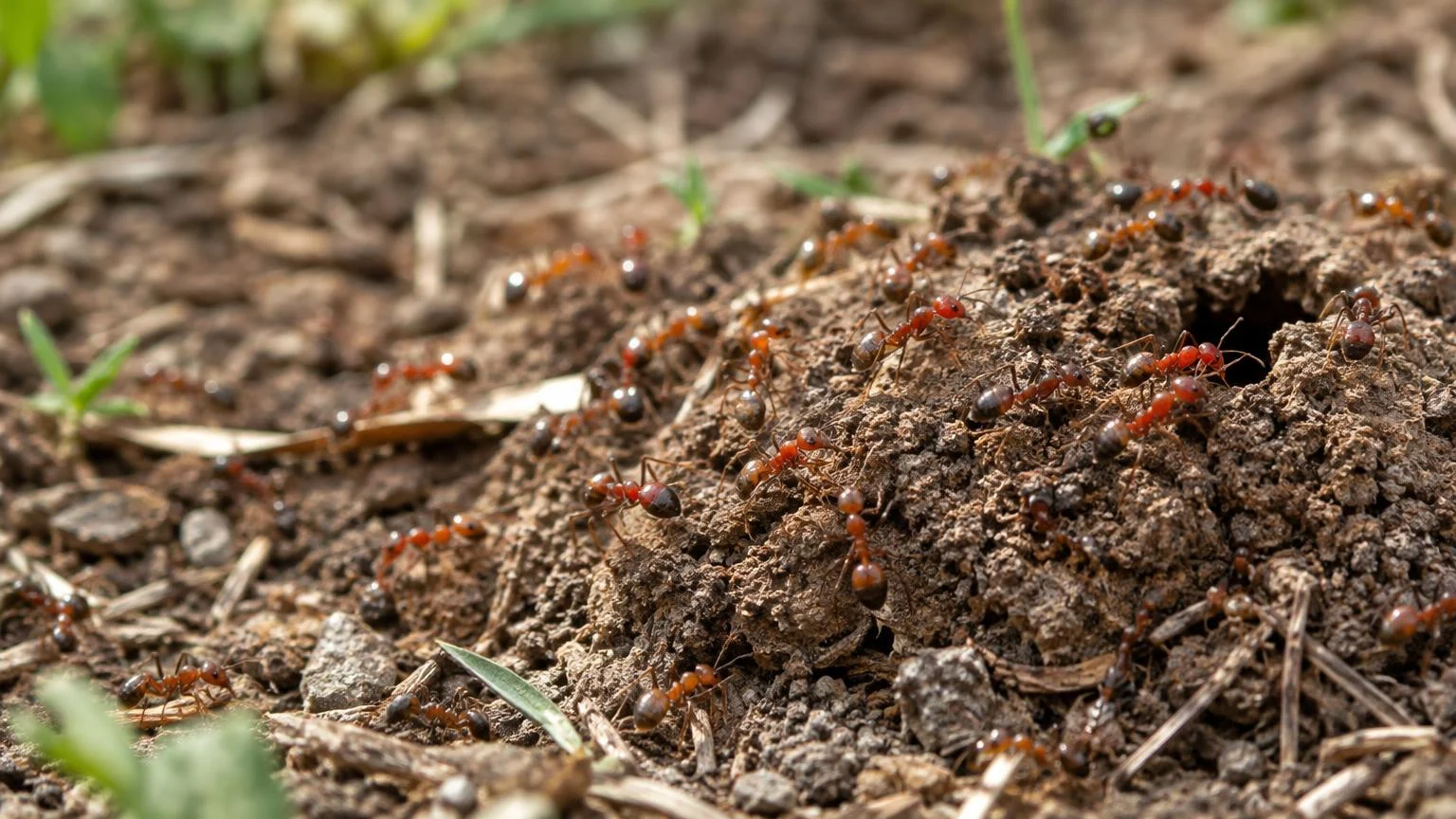 Queensland'de Organik Çiftliklerde Ateş Karıncaları Yeniden Görüldü.
