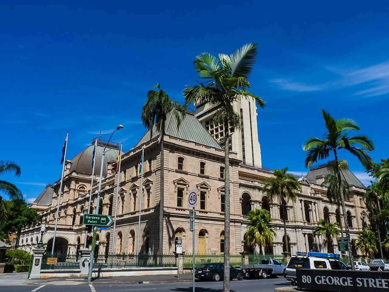 Queensland Parlamento Binası, Brisbane, 2011 arşiv fotoğrafı. John Robert McPherson / Wikimedia Commons, CC.