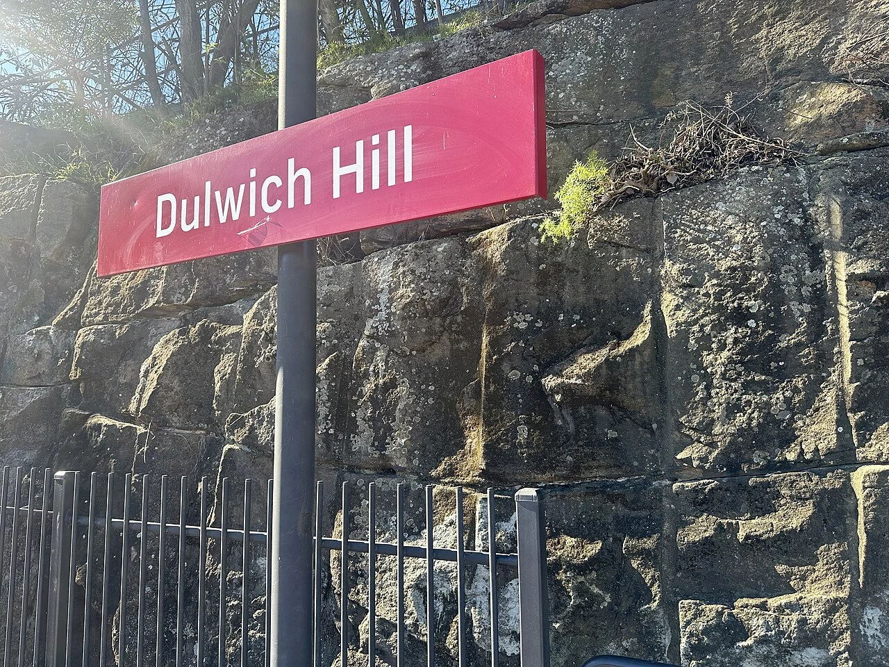 Arşiv: Dulwich Hill hafif raylı durağı, Ağustos 2026. Olay anı değildir. Fotoğraf: JustARandomEditor123, CC.