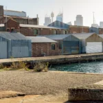 Temsili görüntü: Sydney'deki Bays West bölgesinin sanayi ve liman çevresini temsil eden yapay zekâ.