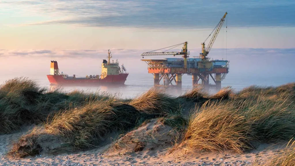 Temsili görüntü: Gippsland açıklarında deniz üstü doğalgaz tesisi.